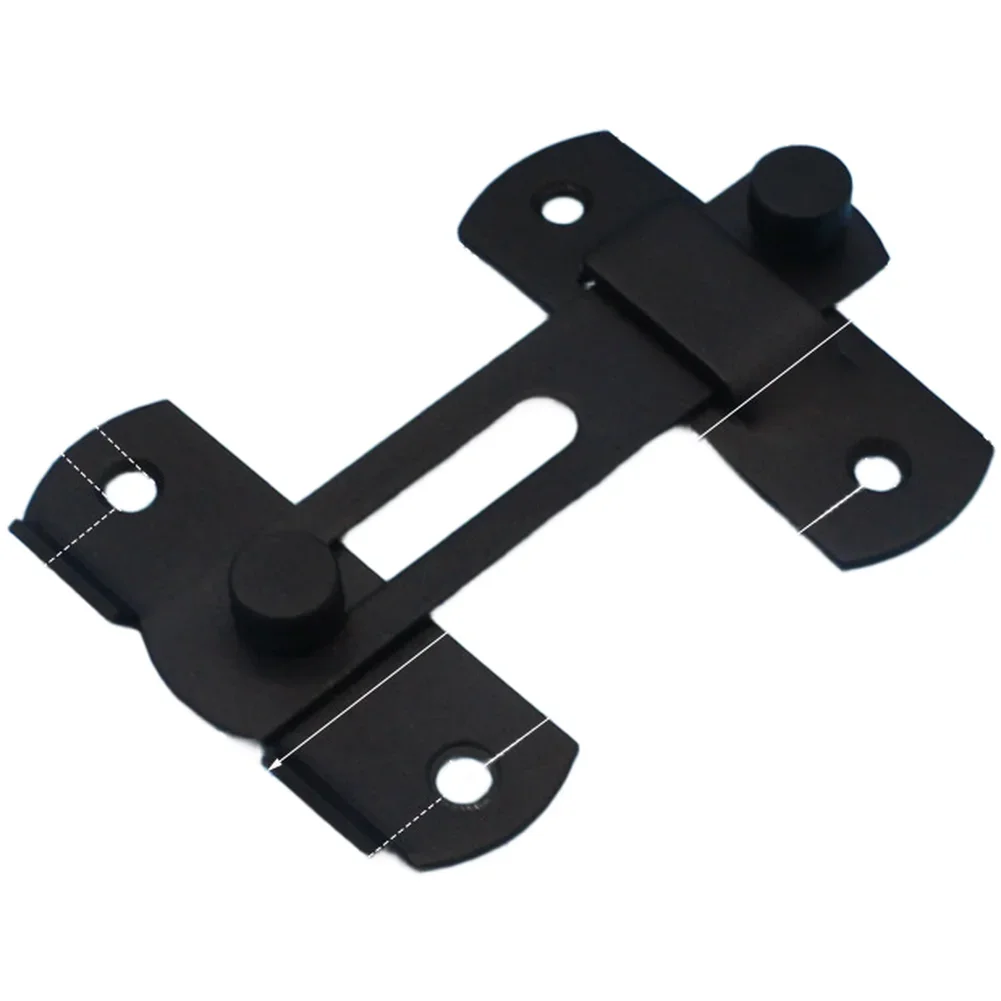 For Wooden Doors Adjustable Gate Latch Stainless Steel Door Latch Silver Stainless Steel Latch Matte Finish Coating