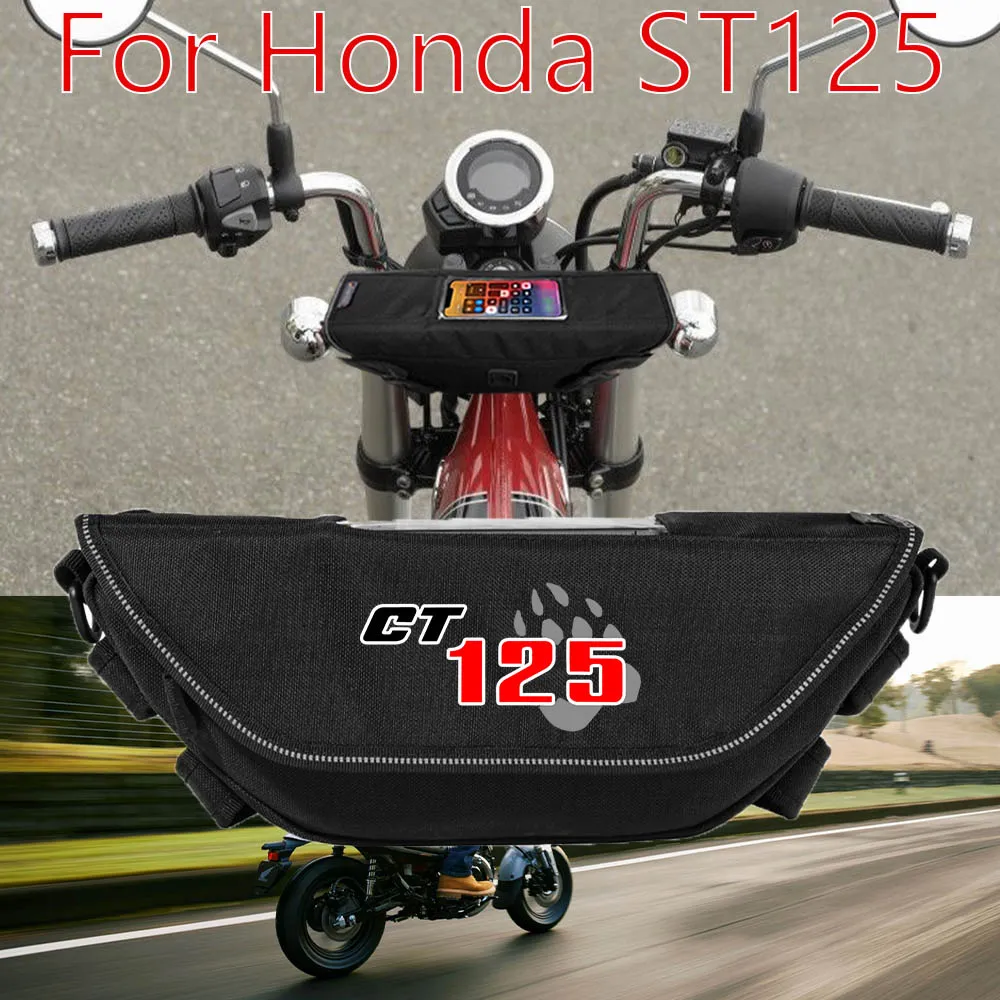 

For Honda DAX st125 ST 125 Motorcycle accessory Waterproof And Dustproof Handlebar Storage Bag navigation bag