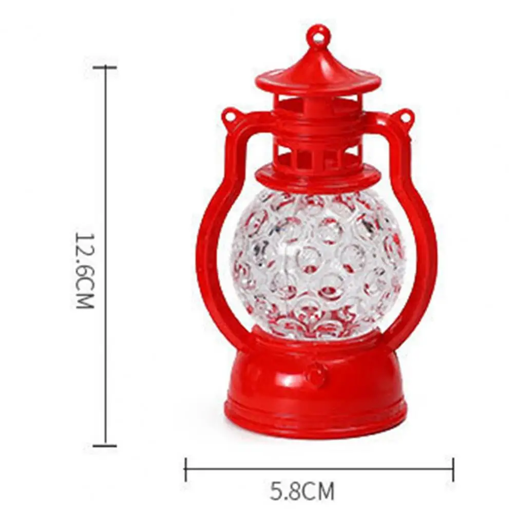 Vintage Night Lamp Simulation Flame Honeycomb Shape Decorative Plastic Christmas Decorations Wind Lantern for Home Retro Lantern