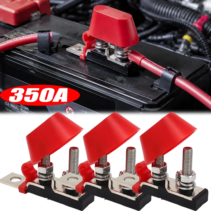 350A Waterproof High Current Fuse Block Battery Terminal Fuse Holder for Automotive Marine Crane Equipment RV Solar System