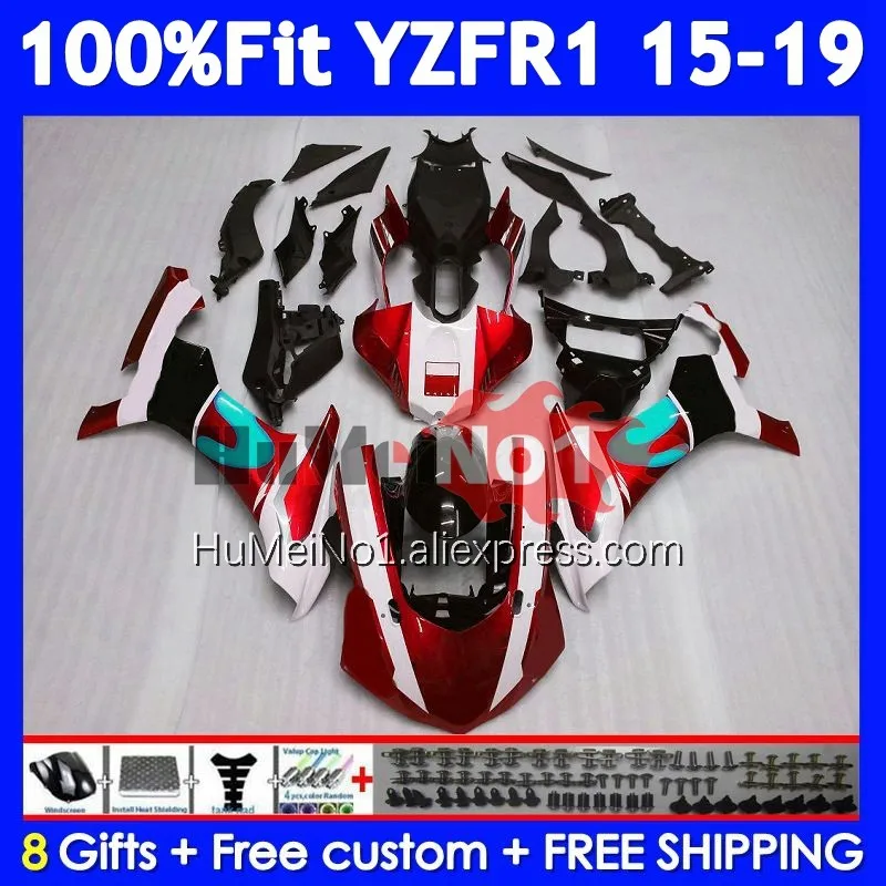 Injection For YAMAHA YZF R1 R 1 1000 YZF-R1 YZFR1 15 16 17 18 19 370No.54 Movistar red YZF1000 2015 2016 2017 2018 2019 Fairing