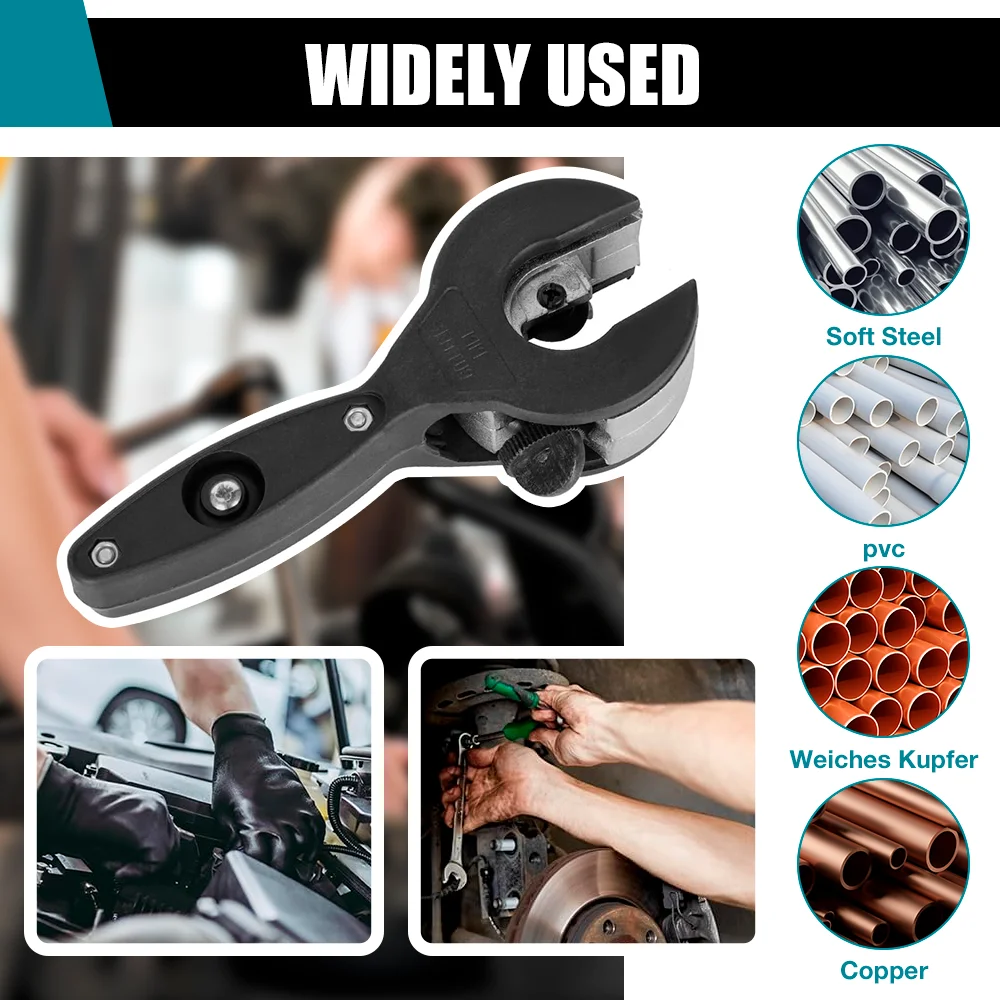 6-29mm Ratchet Pipe Cutter,Home Multi-purpose Cutting Tool,1/4---1-1/8" Copper Pipe Cutter,Aluminum Pipe Cutter, PVC Pipe Cutter