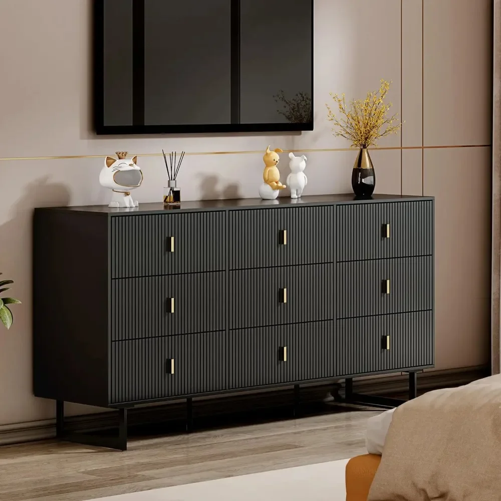 

Deep Drawers,Clothes Organizer,Large Storage Cabinet for Living Room, Bedroom,Hallway,with Anti-Tipping Device