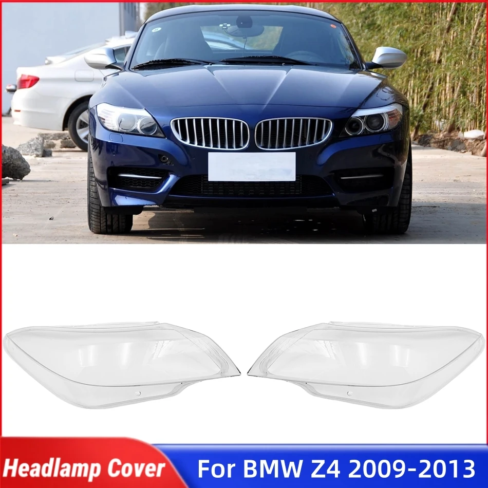 

Для BMW Z4 E89 E85 2009 2010 2011 2012 2013 авто аксессуар абажур крышка фары автомобиля передняя фара объектив крышка светильники в виде ракушки