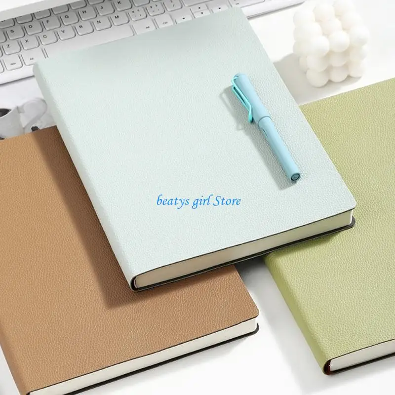 C7AB Thick Pages Notebook 180 Pages Business Notebook Journal Notebook Lined Daily Planner Stationery Notepads for Students
