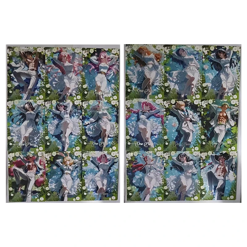 Japanese Anime One Piece Ssr Gr Spr Ap Hr Gp Card Sets Characters Shirahoshi Nico Robin Yamato Kalifa Nami Collectible Cards