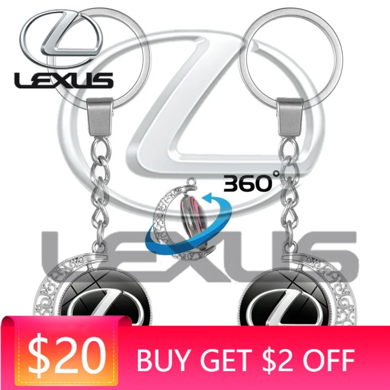 

Emblems High Quality Metal Car Keychain Key Ring Anti-Loss For Lexus ES300 RX330 RX300 GS300 IS250 IS200 CT200h NX RX IS CT Acce