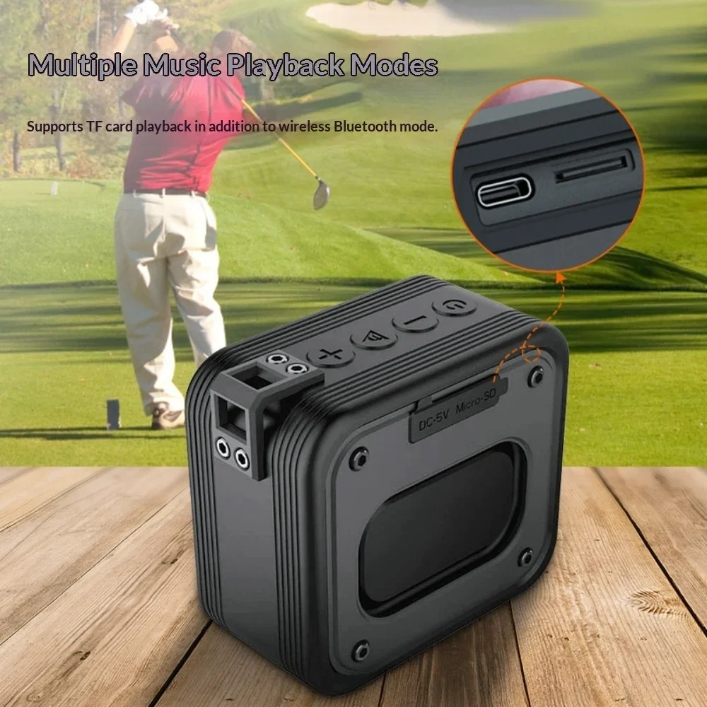 Magnetic Attraction Mini Bluetooth Speaker Stereo Heavy Bass Support TF Card Portable Cycling Travel Phone Holder Combined Audio