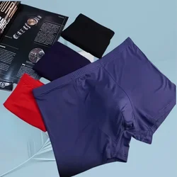 Blue Breathable Color Super Soft and Comfortable Bamboo Fiber Underwear for Men XL-6XL Fat Plus Size Boxers for Men Boxers