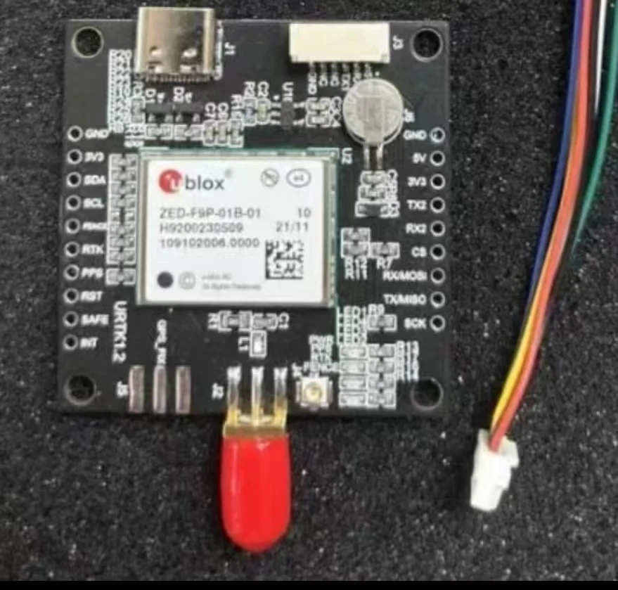 Progettato con il modulo F9P F9 ZED il ricevitore GNSS RTK ad alta precisione TOP Set GPS CHINA UART Support TTL Output Country Mode