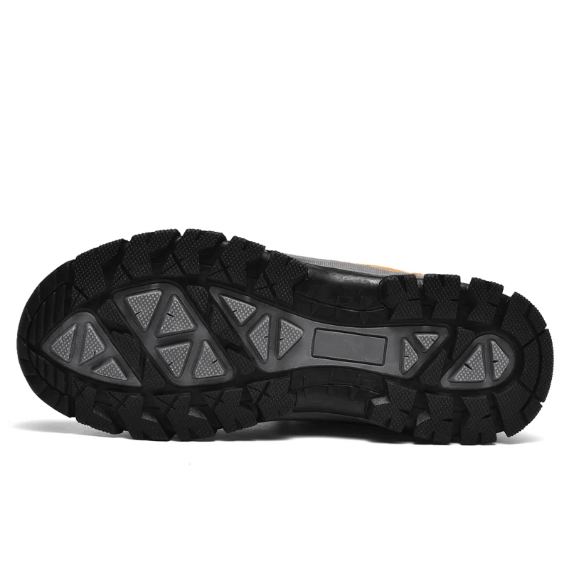 Men's Hiking Shoes Waterproof Leather Outdoor PU Shoes Wear-resistant Trekking Walking Hunting Tactical Sneakers Plus Size39-49