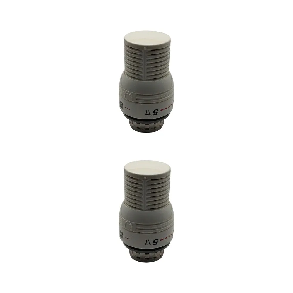 High Flow Thermostatic Valve Temperature Control Radiator Thermostat Temperature Lock-in Feature Metal And Plastic Build