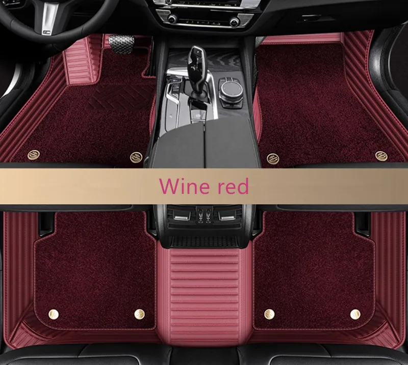 Best quality rugs!Custom special car floor mats for Nissan Rogue T33 5 seats 2026-2022 waterproof double layers carpets