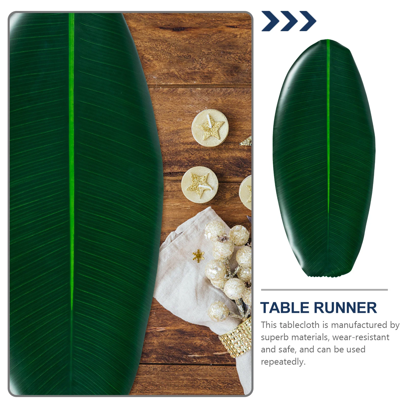 

Waterproof Table Cover Leaf Shaped Cloth Delicate Home Decor Heat Resistant Scratch Protection Reusable Leaf Tablecloth