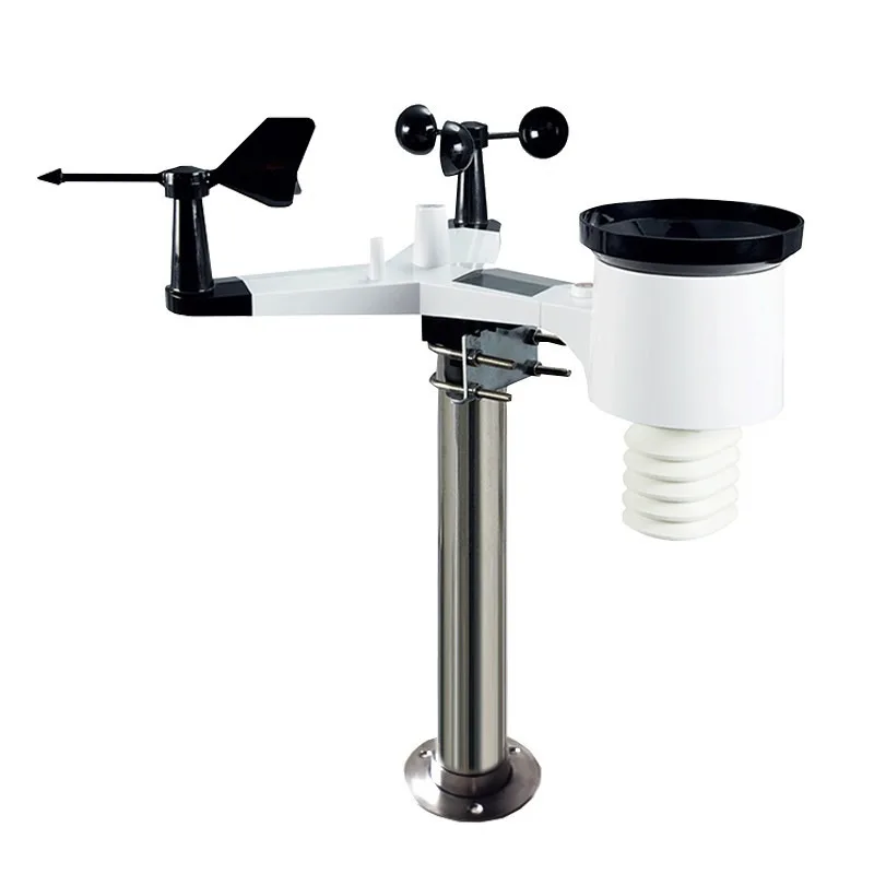 For Wireless Weather Station Wind Speed Wind Direction Rainfall Temperature and Humidity Light UV App Solar Energy