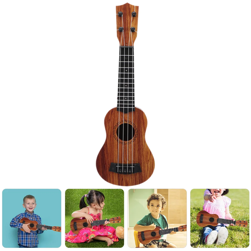 Ukulele Toy Child Kids Toys Musical Instrument Wooden Guitar Plaything