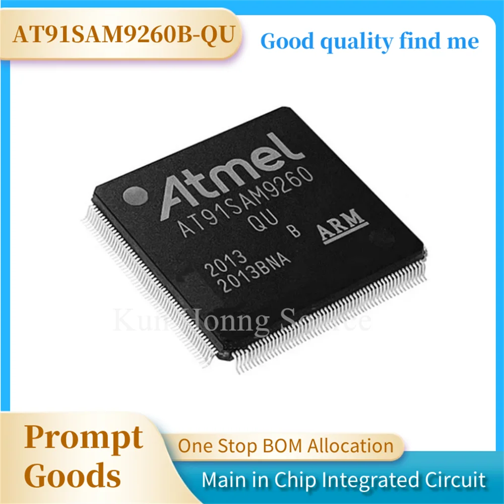 1 pieces/batch of brand new original AT91SAM9260B-QU QFP208 AT91SAM9260B AT91SAM2260 QU genuine integrated circuit IC chips