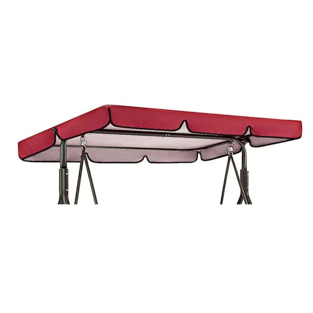 Weather Resistant Swing Chair Canopy Cover with Sunshade and Dustproof Features for Courtyard and Outdoor Seating