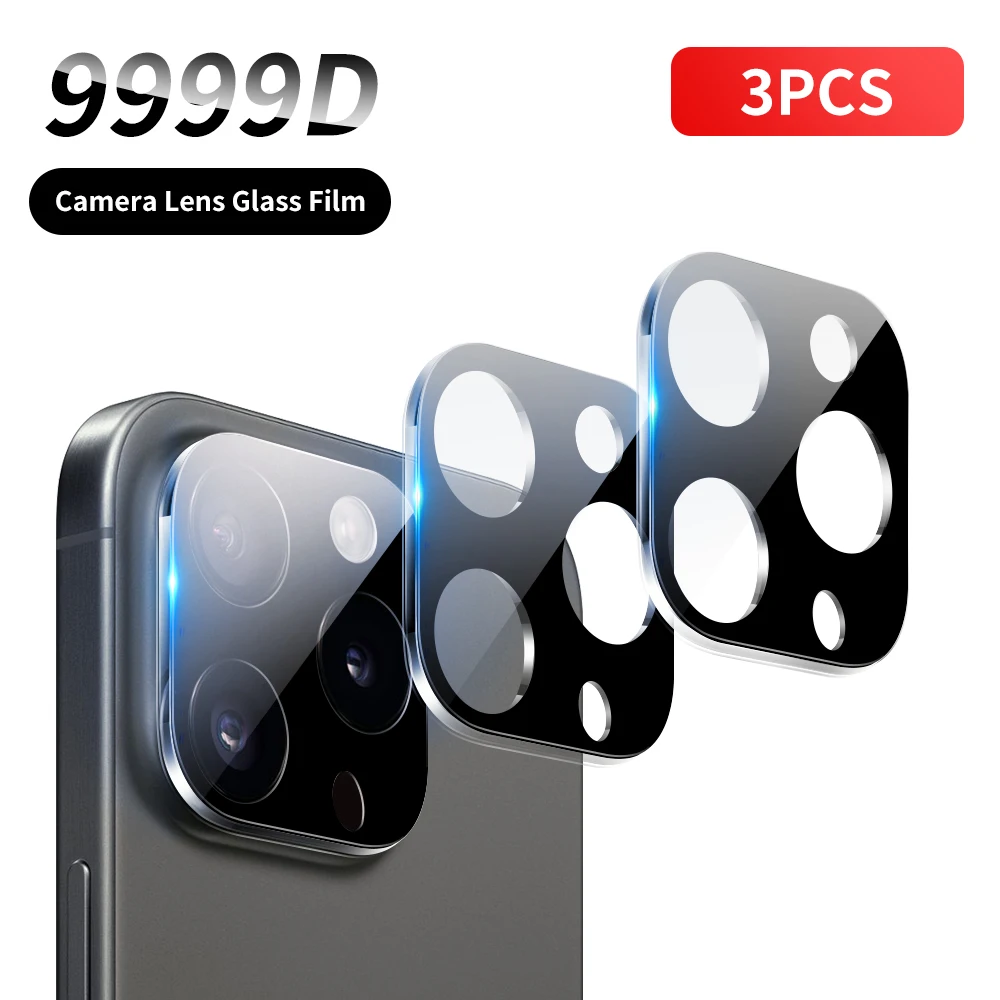Protector de cristal de lente de cámara de Metal para IPhone 14, 13, 15 Pro Max, 12 Mini, 14 Plus, 14Pro, 13Pro, 15Pro, i15, accesorios de cubierta de lente de vidrio