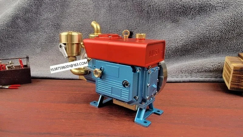 موديل محرك محاكاة اسطوانة واحدة 2 Dongfanghong رأس محرك التقطير الأوسط ، حرق الوقود غير الساكن