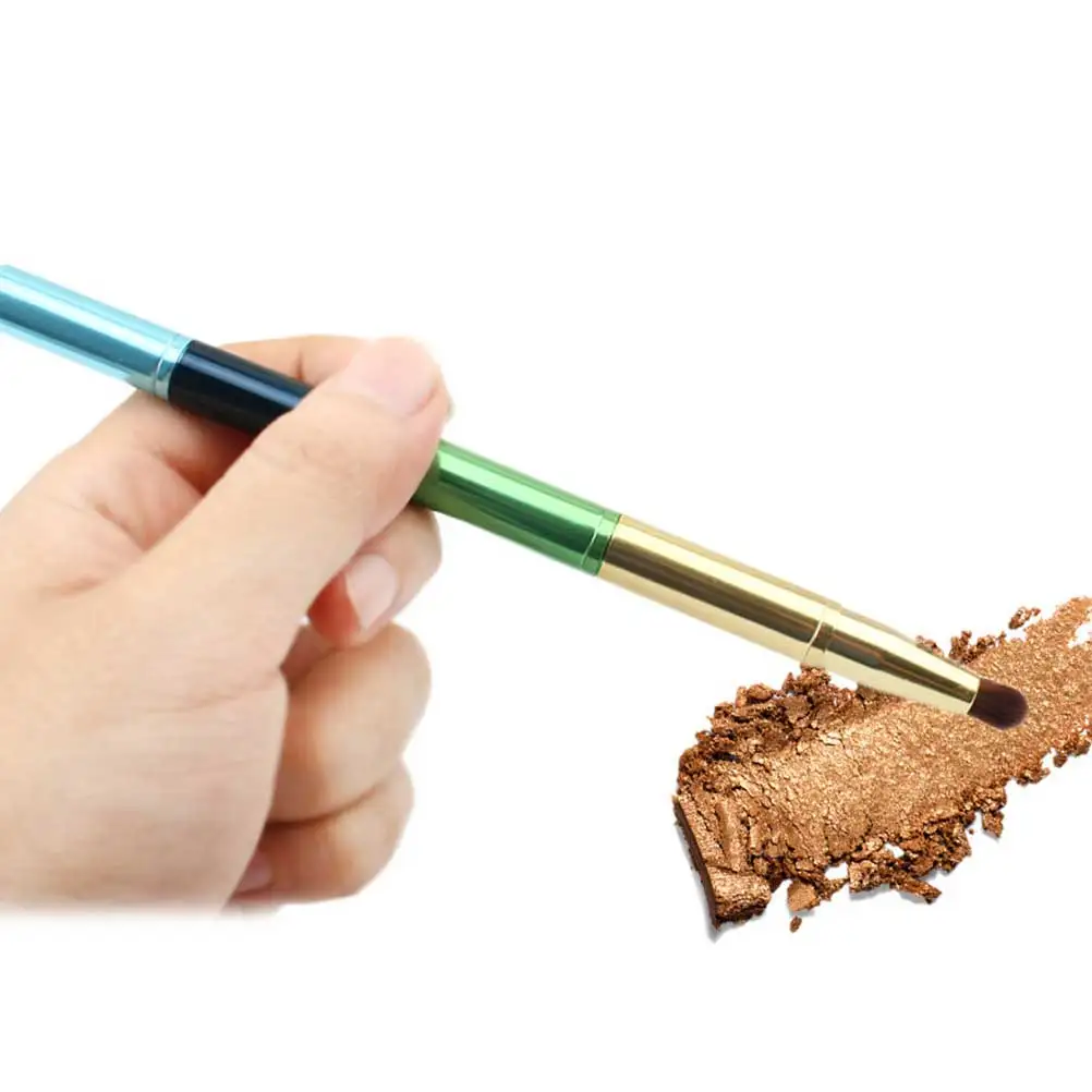 

Multifunctional Makeup Brush Portable Eyeshadow Colorful Detachable Cosmetics Eyebrow Lip