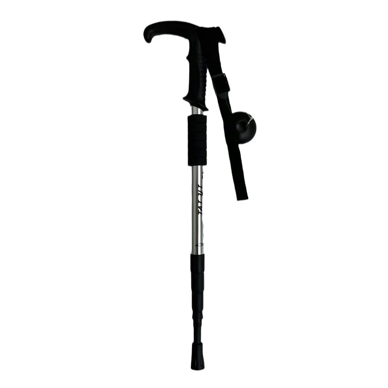 

Outdoor Trekking Pole Foldable Aluminum Alloy Three-section Cane Ultra-light Portable Telescopic Cane Hiking Crutch