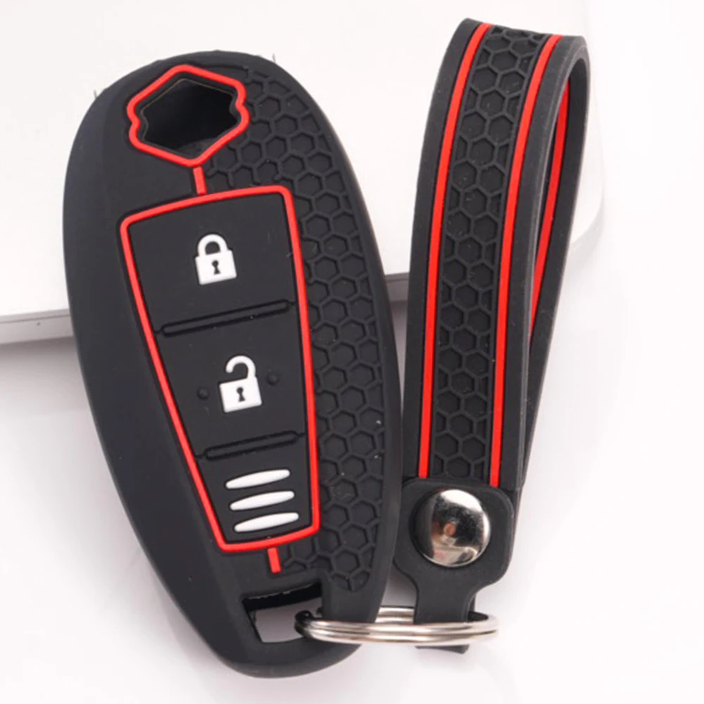 Protective Key Cover Keychain For Suzuki Swift Vitara SX4 Baleno Ciaz Ertiga Ignis Kizashi S-cross Alivio Premium Durable