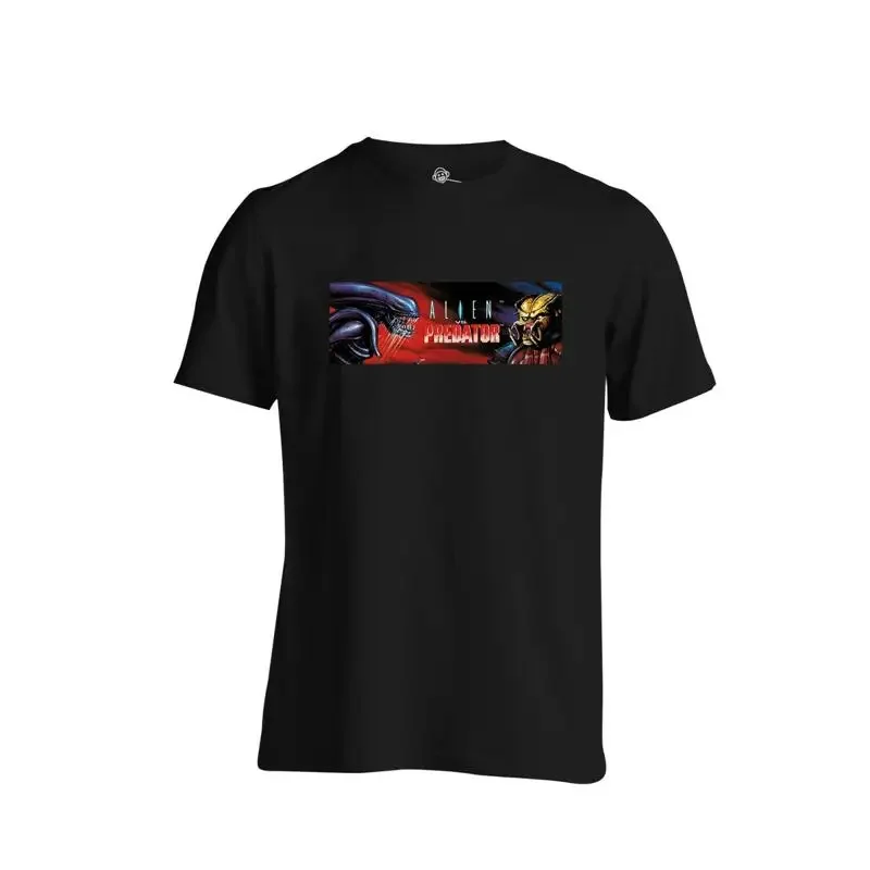 Alien V Predator Arcade Coin Op Video Game Cabinet T Shirt Retro Classic