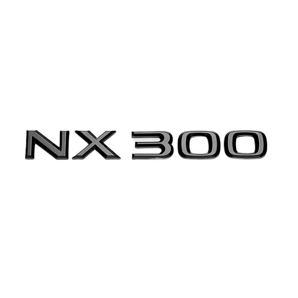 

Глянцевый черный NX300 задний багажник с буквенным логотипом, эмблема для F-Sport NX 300