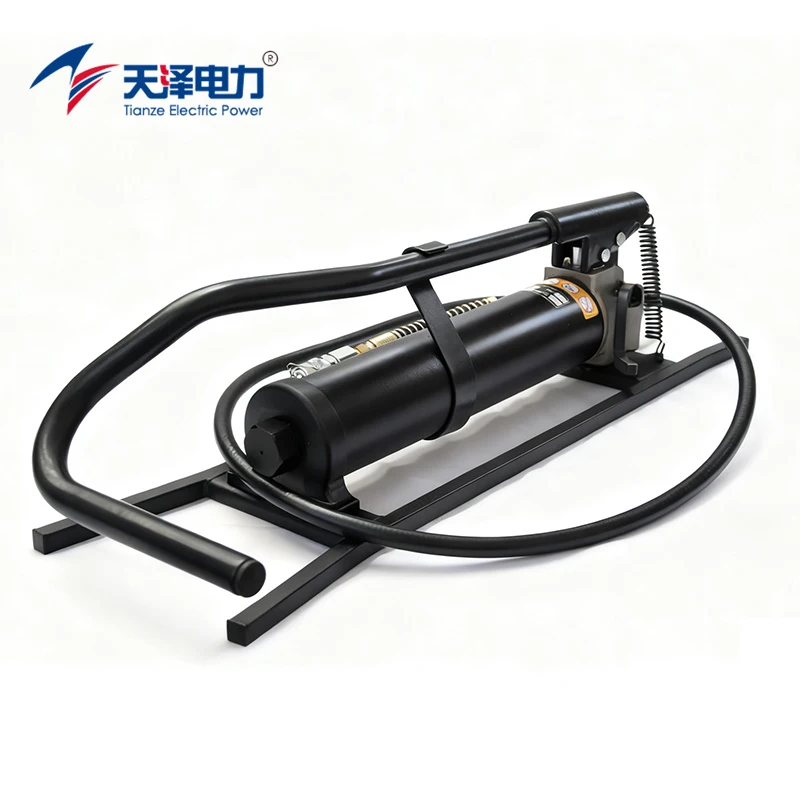 FHP-7000 Foot/Hand Operated Hydraulic Pump High Pressure Manual Portable Lifting Power Pump Hydraulic Presses Cylinder Tools