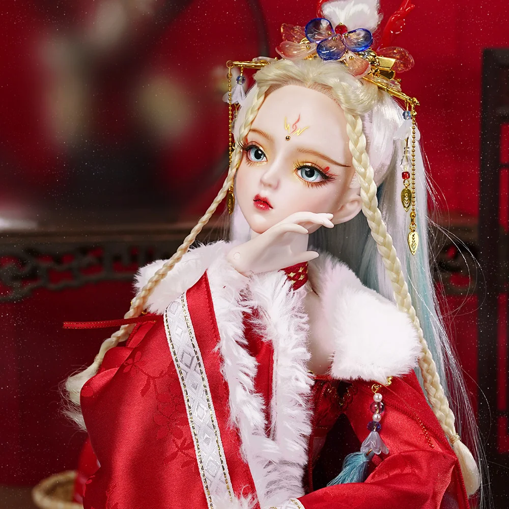 

Dream Fairy 1/3 DBS doll 62cm mechanical joint hand drawn makeup with festive elements high-quality makeup BJD SD