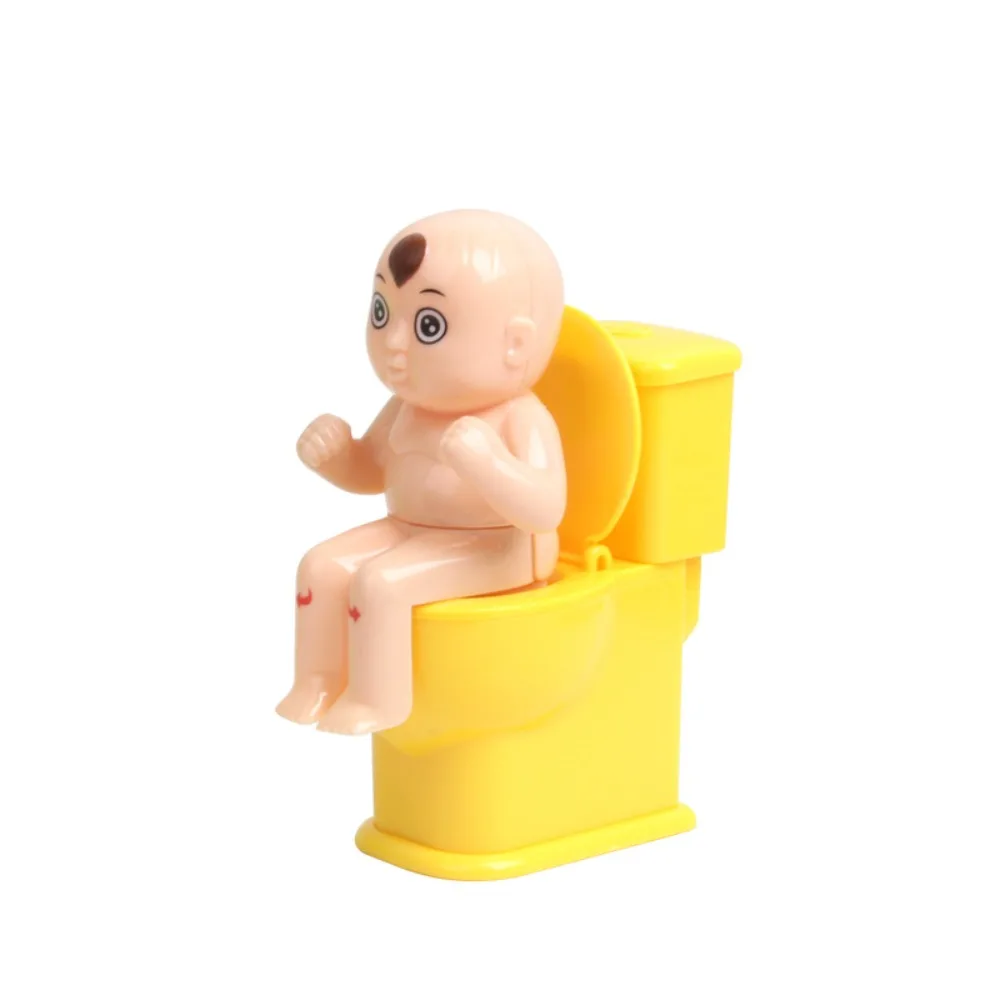 Lustige Toilette Pee Schießen Wasser Spielzeug Wasser Spray Squirt Junge Wasser Spray Angst Relief Tricky Squirt Puppe Spielzeug Kinder