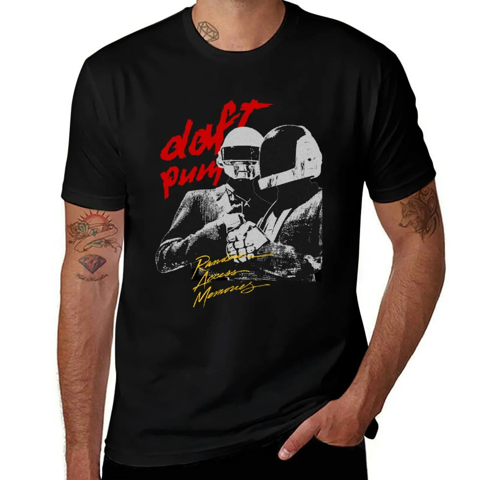 

Daft Punk T-Shirt anime t shirts Funny t-shirts summer top Blouse cotton t shirt men