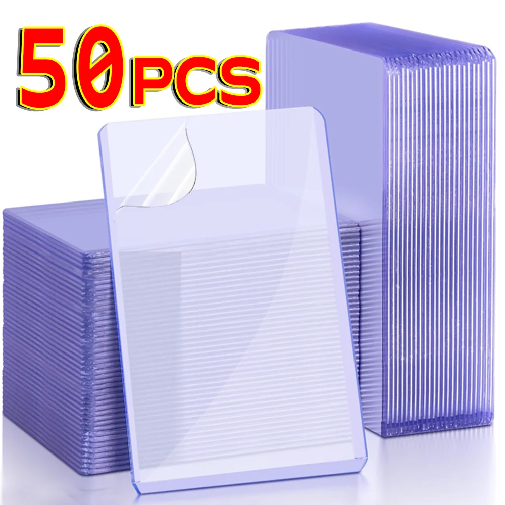 Gaming Card Holder - 1-50Pcs Transparent Korean Kpop Card Sleeve
