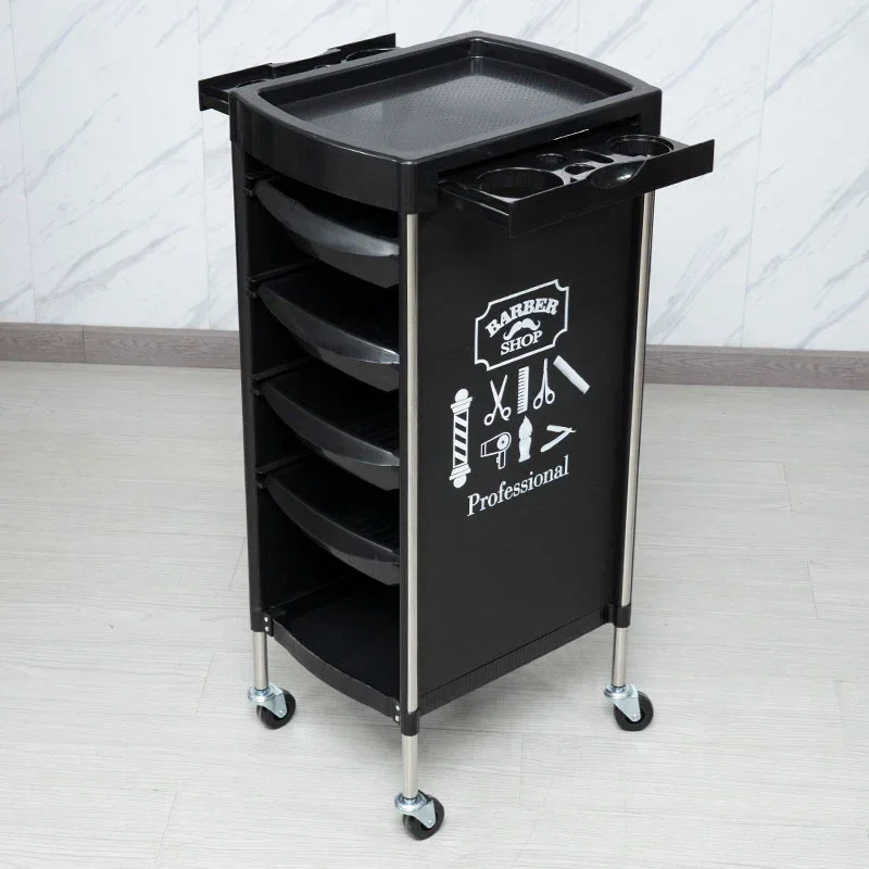 Factory Direct Nordic Multifunctional Trolley Modern Barber Shop Storable Trolley Originality Beauty Salon Luxury Furniture Skju