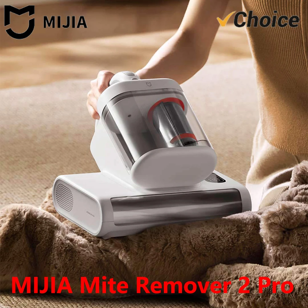 

Новый пылесос MIJIA Mite Remover 2 Pro E401CN с двойным контейнером для пыли, 72 000 импульсов/мин, высокочастотная уборка, 16 кПа, мощный всасывающий поток, CN
