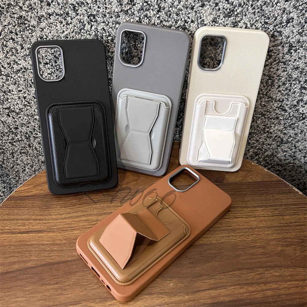 Leather Card Slots Holder Soft TPU Case For Motorola Moto Edge 40 Neo 50 Fusion G85 G45 G35 G54 5G Cover Wallet Stand Phone Capa