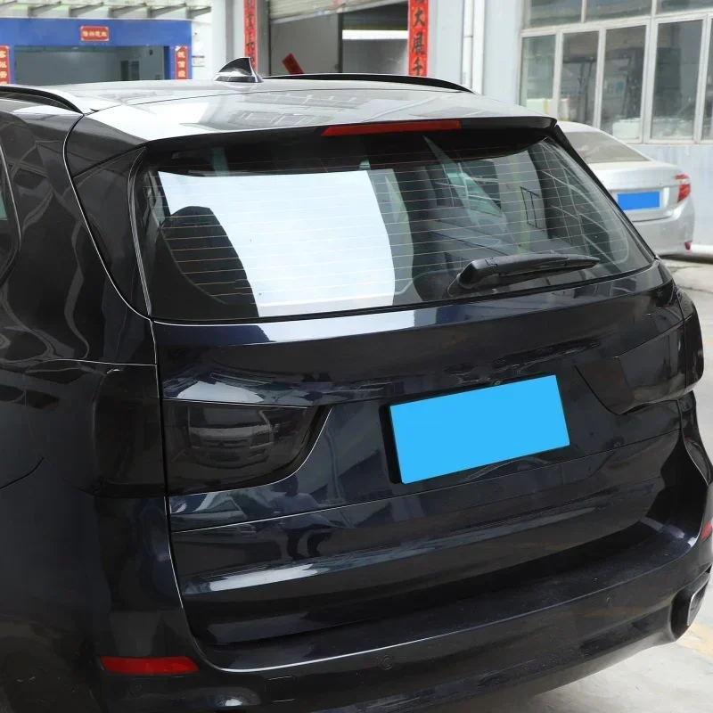 4Pcs  ABS Blackened For 2014 2015 2016 2017 2018 BMW X5 F15  Car Rear Tail Light Turn Signal Trim Cover Sticker Car Accessories