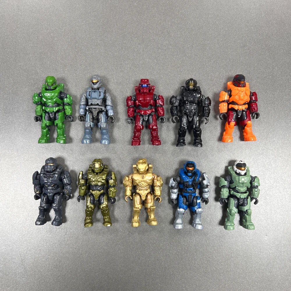 

10Pcs Mega Construx Blocks INFINITE UNSC Spartan Flanker Mark Master of chief