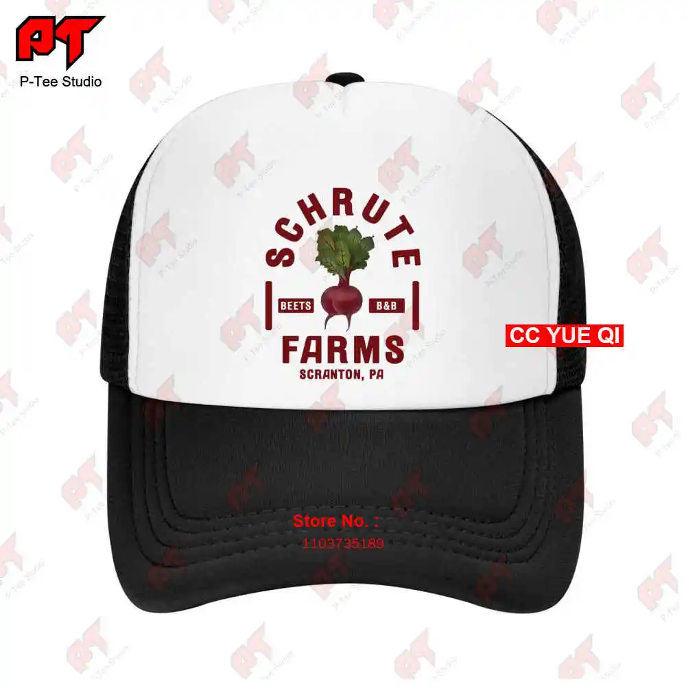 Schrute Farms Dwight Schrute Bears Beet Battlestar Galactica The Office Baseball Caps Truck Cap 8Q89