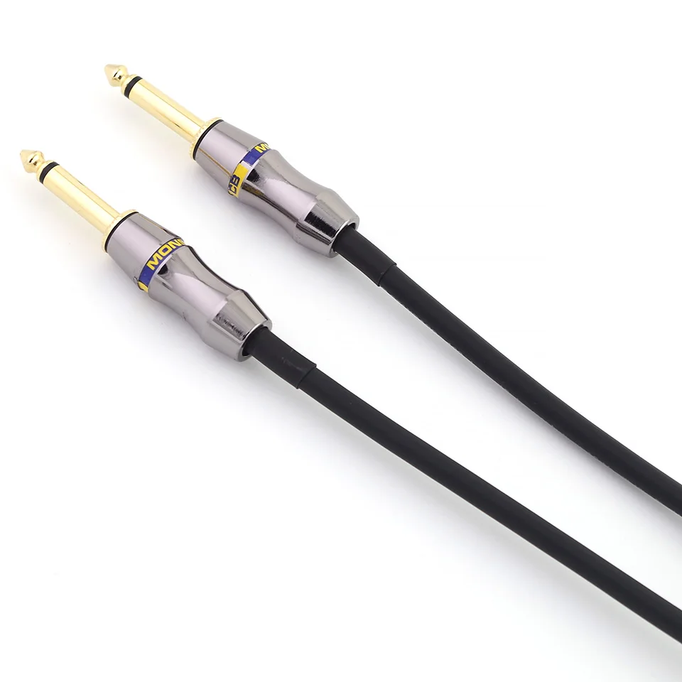 Monster Guitar Cable 6.5mm Jack Audio Cable OFC Guitar Instrument Cable for Electric Guitar Mixer Amplifier 6.35mm Cable