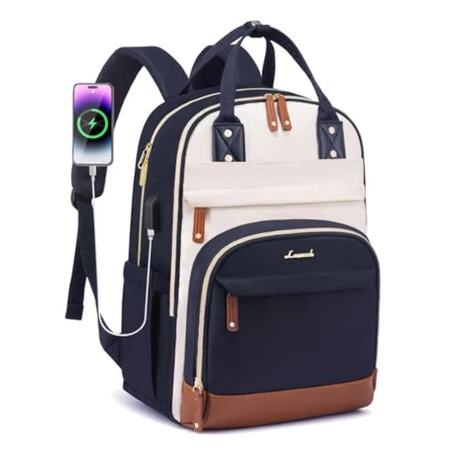 

Backpack for WomenLaptop Backpack Women Fits Laptop Bag School Backpacks Fashion Travel Work Anti-theft Bag Waterproof Busess C