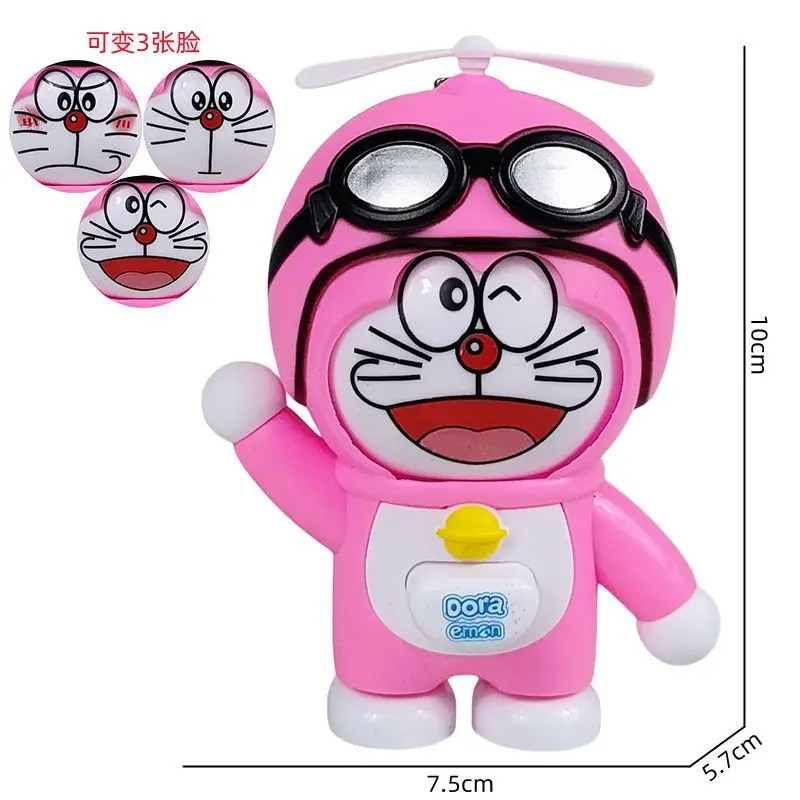 Doraemon Face‑Changing Doll Press Deformable Figure Toy Blue Fat Cat Kids Collectible Gift view 3