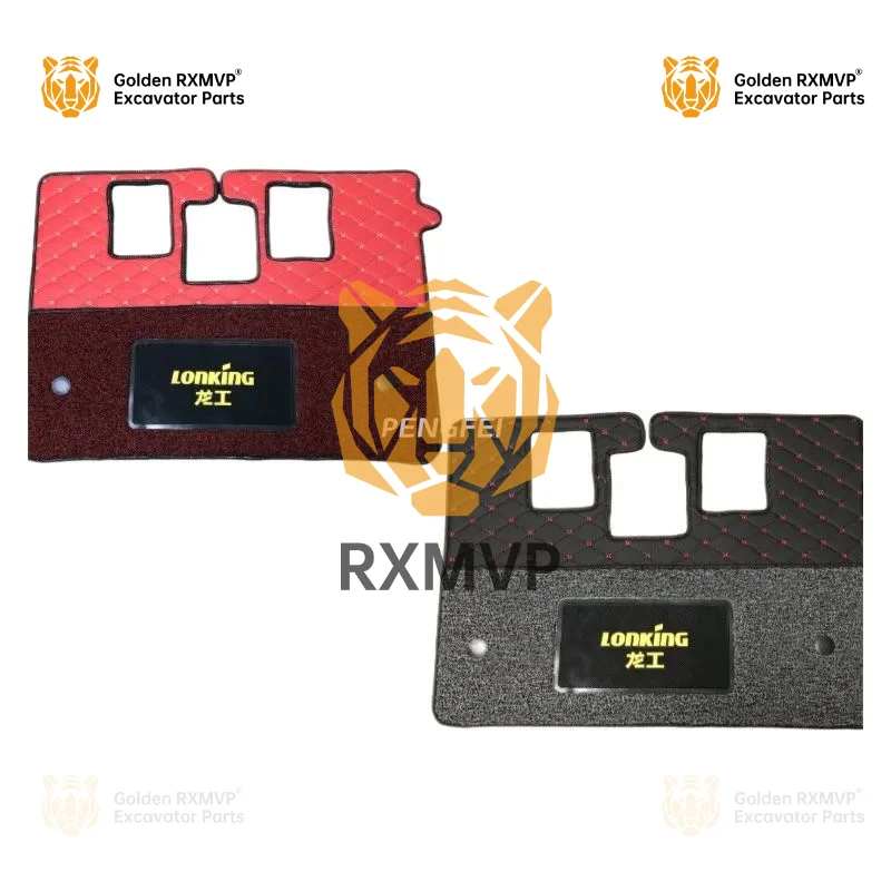 For Lonking 6150 6220 6225 6235 6245 Cab Floor Adhesive Double-layer Foot Mat Excavator Accessories