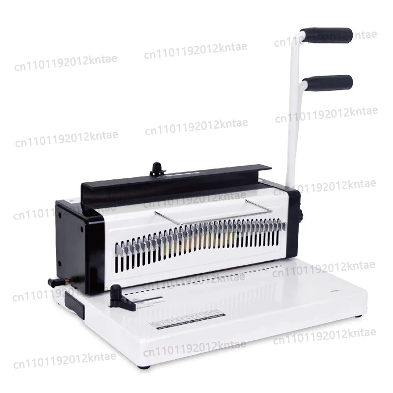 Use double coil hole binding machine notebook t9520 desk calendar photo album a punch 4/a5 iron ring punch binding