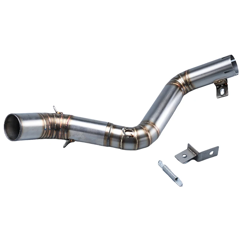 Slip On For Duke 125 200 390 RC390 2011-2016 Motorcycle Exhaust Middle Link Pipe Stainless Steel Modified Escape Muffler Tube - view 2