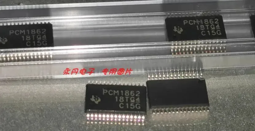 PCM1862DBTR encapsulates the TSSOP -30 analog input 24-bit 92 khz stereo ADC PCM186