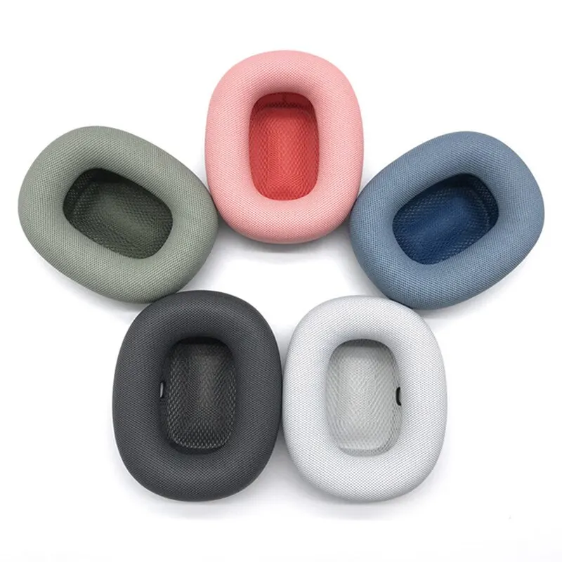 For AirPods Max Wireless Cover Knit-mesh Structure Headphone Ear Pads Replacement Sponge Headset Set Spare Accessories