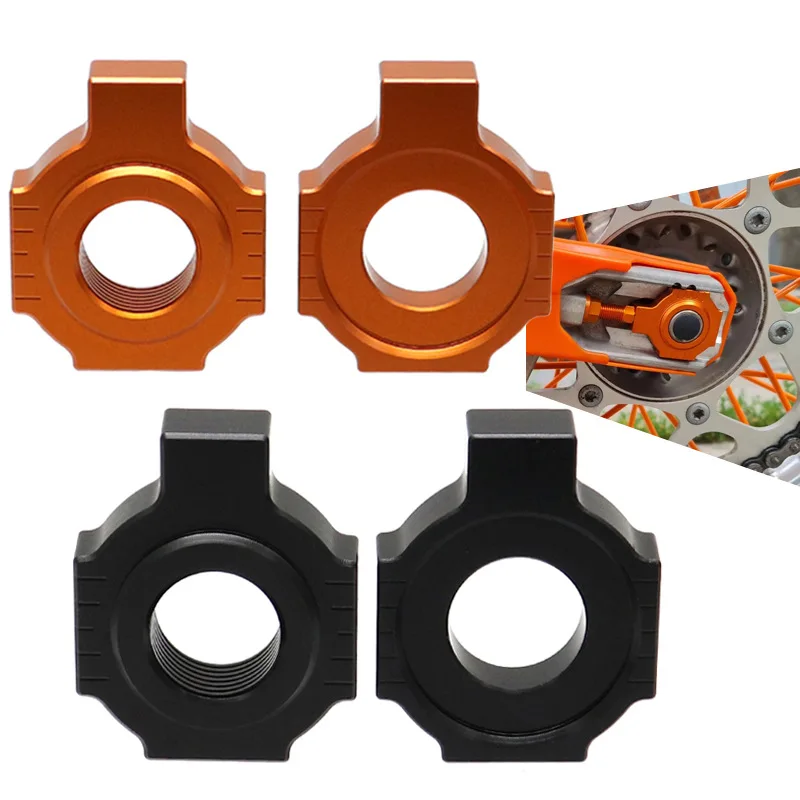 For KTM XC-W XCF-W EXCF EXC 525 520 Moto Chain Adjuster Regulator Slider Block Adjustment Code for Flat Fork After Modification