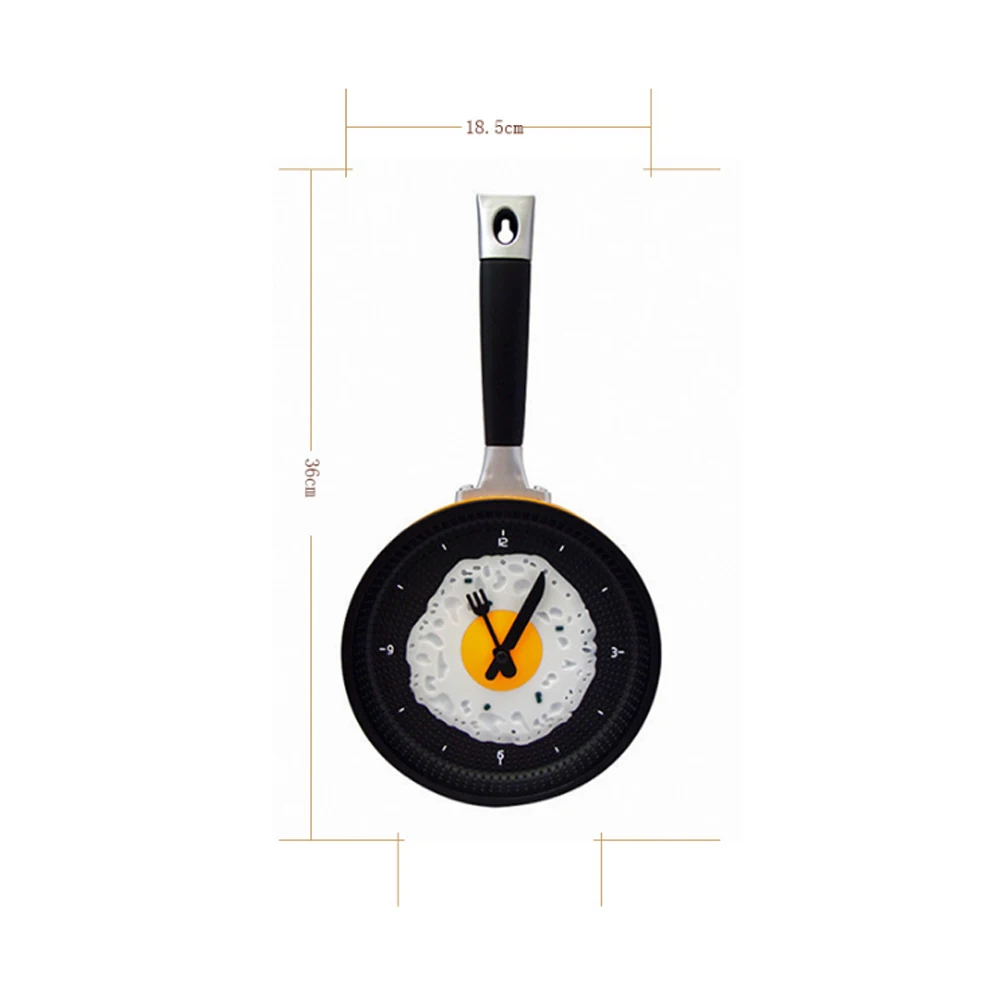 

wall clock omelet clock pan clock frying pan clock hanging clock